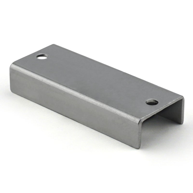 Master Magnetics مشبك مغناطيسي ماستر ماغنيتيكس - مستطيل مع ثقوب تثبيت، مطلي بالزنك، بطول 2.70 بوصة، عرض 1.08 بوصة، ارتفاع 0.50 بوصة، قوة سحب 25 رطل، فضي، عبوة من 4، CBA275X4 - Image 3